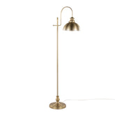 Emery 64" Contemporary Metal Floor Lamp in Gold Metal from Grandview Gallery by LumiSource