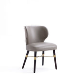 Dining Chair in Dark Taupe