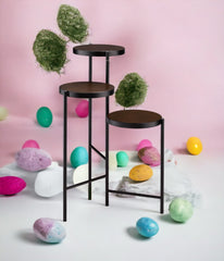 Namid Black Finish Plant Stand
