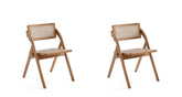 Folding Chair - Set of 2 in Natural