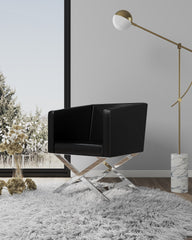 Accent Armchair in Black