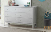 Primo G1333-D Dresser , Silver Champagne