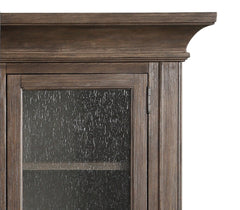 Middleton 79 inch high Right Pier Cabinet, Vintage Hazel Finish