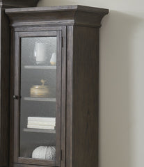 Middleton 79 inch high Right Pier Cabinet, Vintage Hazel Finish