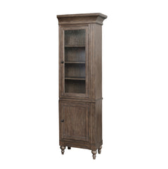 Middleton 79 inch high Right Pier Cabinet, Vintage Hazel Finish