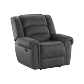 Gray Gliding Recliner