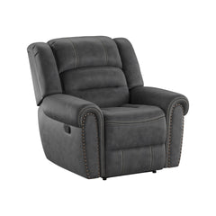 Gray Gliding Recliner