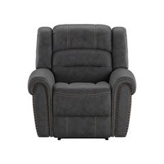 Gray Gliding Recliner
