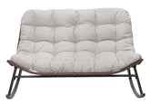 Double Wide Rocking Papasan Chair