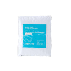 Linenspa 80gsm Microfiber Ruffle Bed Skirt, Cal King, White