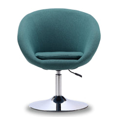 Swivel Lounge Chair in Teal
