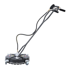 Universal 22" Industrial Plastic Cover Pressure Washer Surface Cleaner for Hot and Cold Water Machines, 3/8" Quick Connection, Recommended min 3450 PSI up to max of 4500 PSI, black