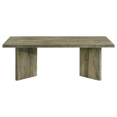 Donovan Mango Brown Rectangular Solid Wood Coffee Table