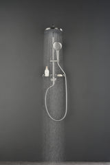 ShowerSpas Shower System, with 10" Rain Showerhead, 4-Function Hand Shower, Adjustable Slide Bar and Soap Dish