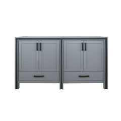 Dark Grey Double Bath Vanity 60 in. W x 22 in. D