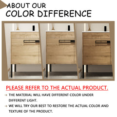 36 Inch Bathroom Vanity, Freestanding Bathroom Vanity or Floating is Optional Conversion.36*18-00336IMO-1(KD-Packing) - Only Includes Vanity, Excluding Sink