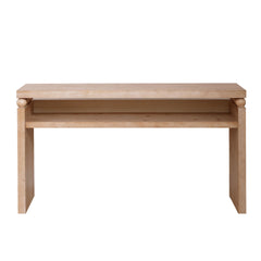 59in Console table, Modern rustic console table, Narrow entryway table, Wood sofa table, Hallway table with storage, Natural wood console table, Entry table with open shelf,Farmhouse console table