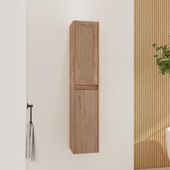 12" Bathroom Side Cabinet,Soft Close Doors,Float Mounting Design, 00512IMO-00112IMO (KD-Packing)
