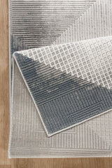 Geometrix GC_DIM1009 Gray 7 ft. 10 in. x 10 ft. 6 in. Area Rug