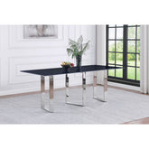 Forster Grey Rectangular Sintered Stone Dining Table