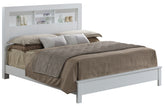 Transitional Style Full Bed In Crisp White