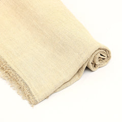 Stonewashed Linen Woven Throw Blanket with Fringe – 52X68"
