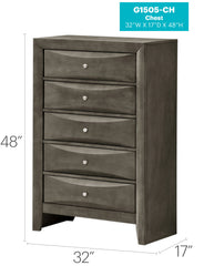 Marilla G1505-CH Chest , Gray