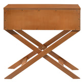 Elegant Oak Contemporary Nightstand