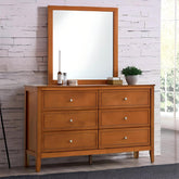 Daniel G1314-D-60 Dresser(Without Mirror) , Oak