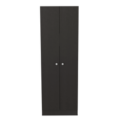 Multistorage Cabinet 71" H, Two Doors, Five Internal Shelves, Black
