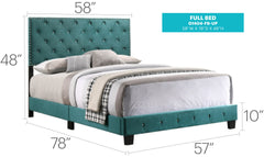 Transitional Full Bed With Timeless Charm