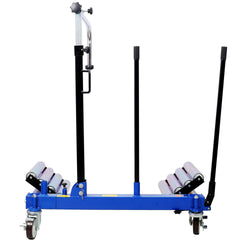 2640 Capacity Heavy Duty Portable Dual Wheel Dolly,Truck Tractor Tire Wheel Dolly, Blue Color