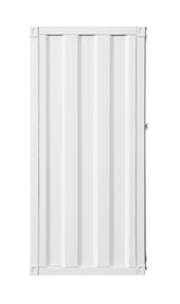 White 1-Door Chest with Container Lock