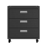 Rolling Garage Cabinet in Charcoal Gray
