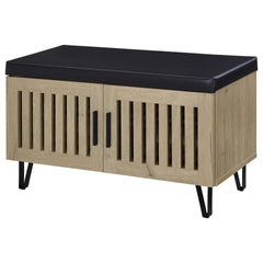 Clackamas White Oak 2-door Storage Bench