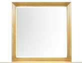 Obsession Contemporary Style Mirror Made with Wood & Gold Finish same as B009P152665 (CA inventory)