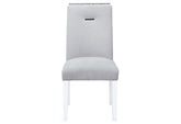 ARIYA GREY/WHITE DINING CHAIR KIT OF 2