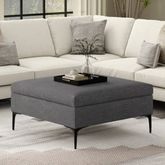 Rebecca Coffee Table Storage Ottoman with Lift Up Lid