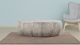 T3601-50 Oval Coffee Table Silver same as G150108426 (NJ inventory)