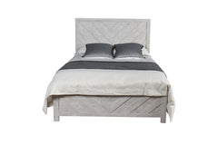Denver Modern Style Queen Bed Made with Wood in Natural (CA Inventory)