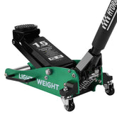 Floor Jack 1.5 Ton Hydraulic Low Profile Aluminum and Steel Car Jack, Lightweight Service Jack with Quick Lift Dual Pump, 3,000 lbs Capacity