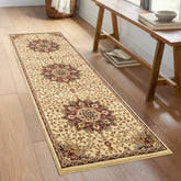 Classic GC_VIN5014 Cream 2 ft. 7 in. x 7 ft. 3 in. Area Rug