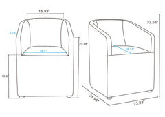 Armchair in White