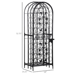 Rack Wrought Iron Wine Rack
