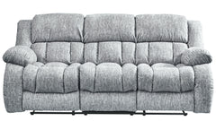 STONIC GREY RECLINING SOFA and LOVESEAT