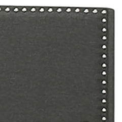 Guyancourt Charcoal Upholstered Eastern King Panel Bed