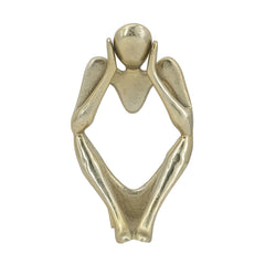 6x4x11" Abstract Aluminum Human Figurine