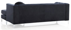 Glory Furniture Pompano G893B-SC Sofa Chaise ( 3 Boxes ) , BLACK