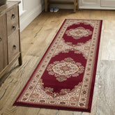 Manchester GC_HER5007 Red 2 ft. 7 in. x 9 ft. 10 in. Area Rug