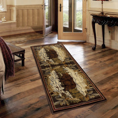 Nature's Nest GC_CBL3008 Multi 2 ft. x 3 ft. Lodge Area Rug